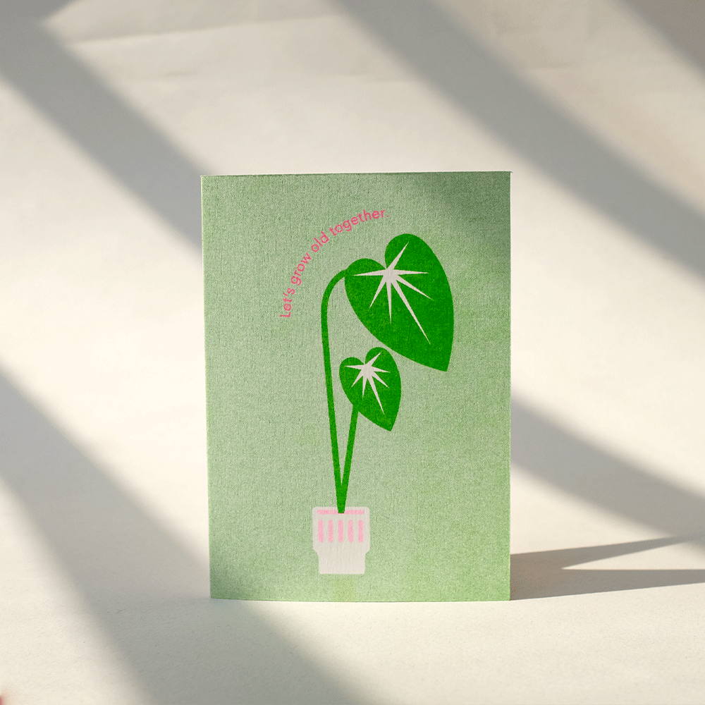 Thiệp Riso "Grow Old Together"