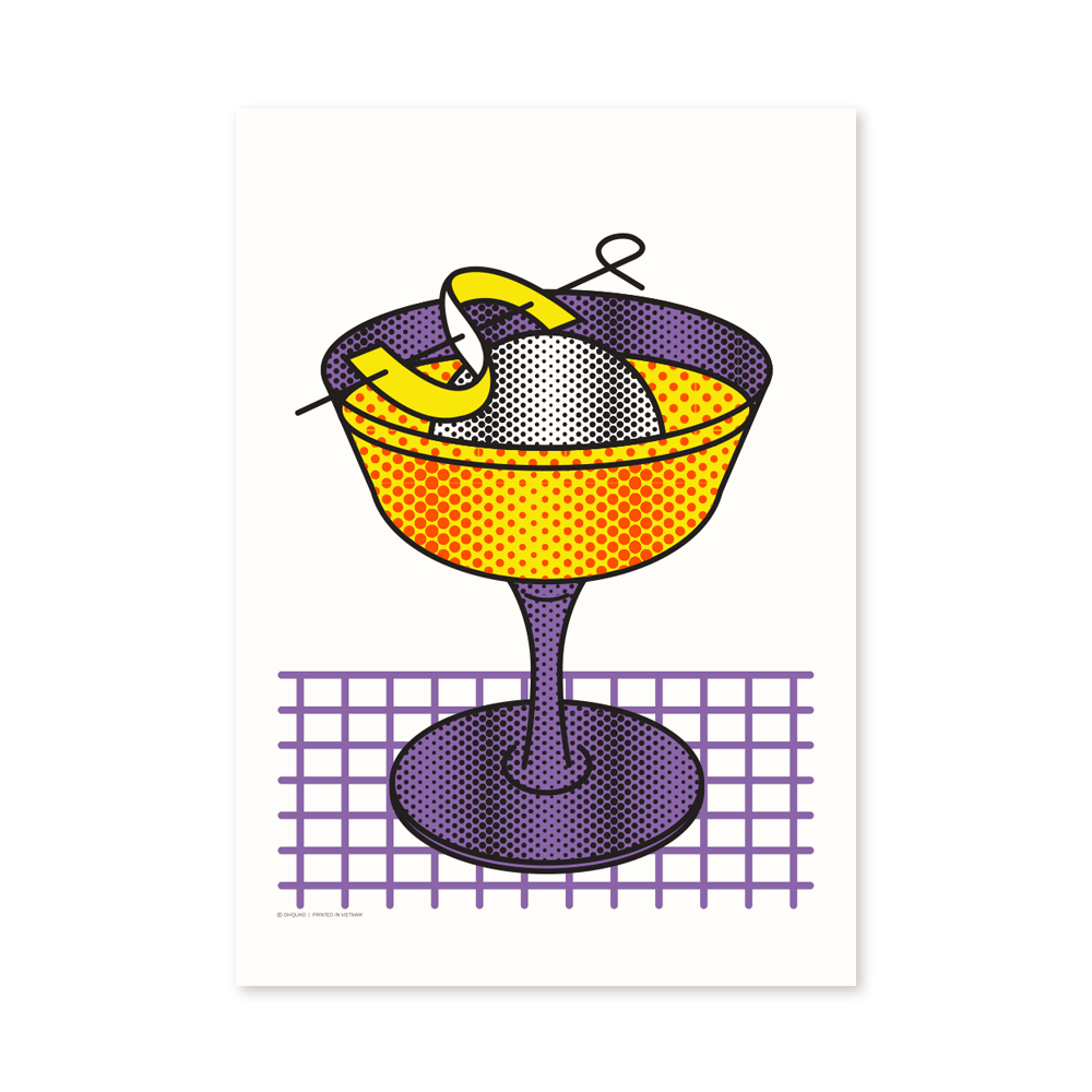 Tranh kỹ thuật số A2 A3 A4 "Negroni"