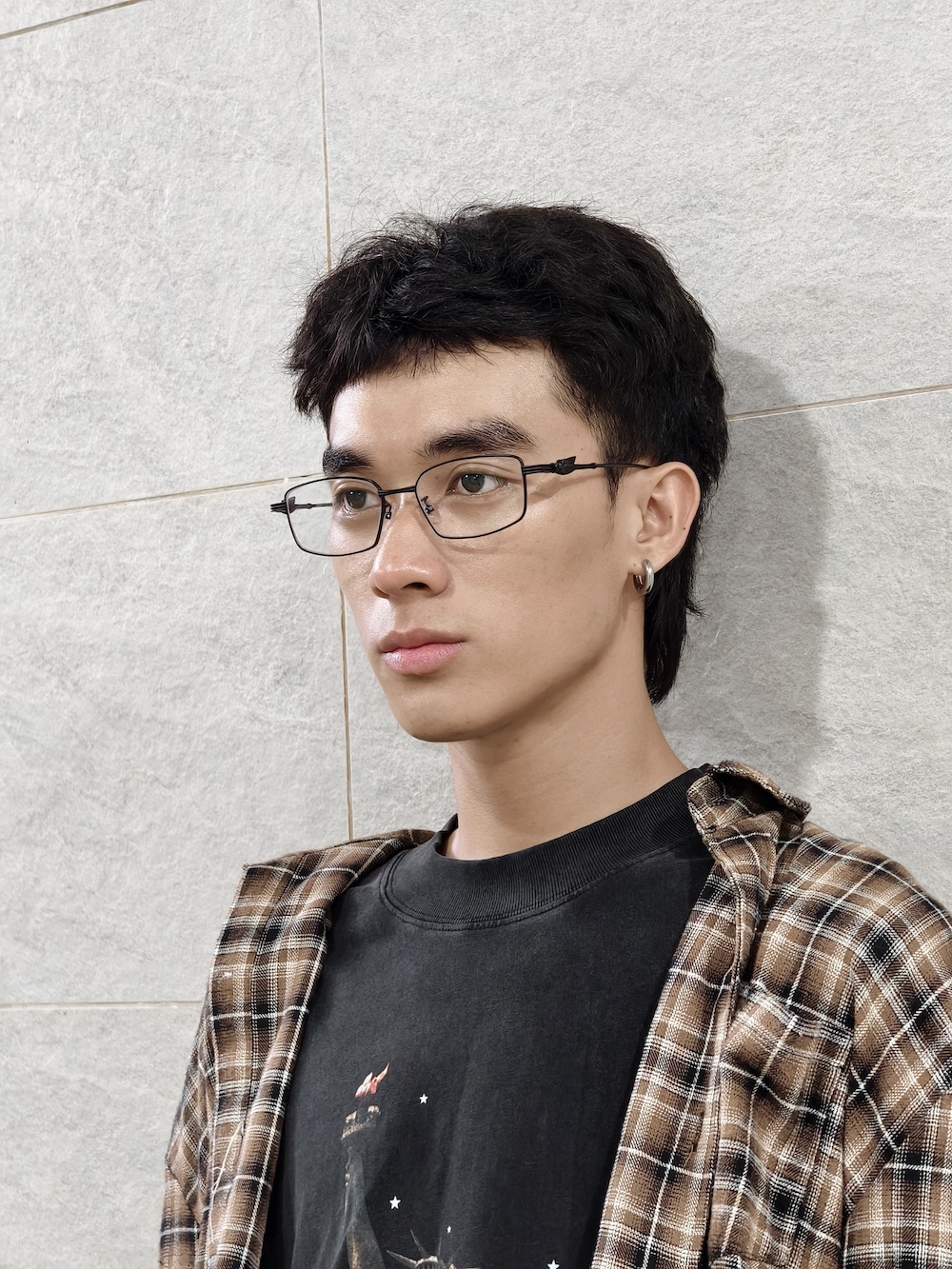 Kính LOOKARK "Raven" Gọng Vuông Nhám đen