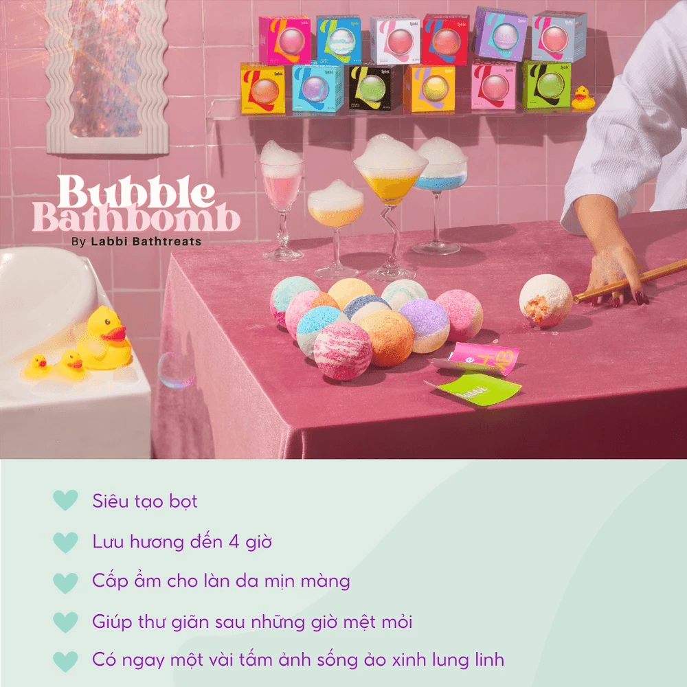 Viên sủi bồn tắm tạo bọt "Candy Me"