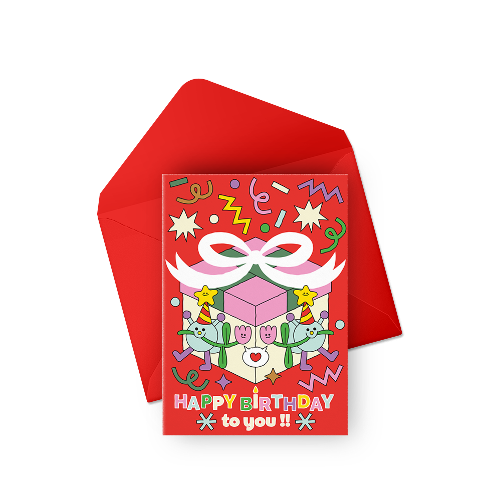 Thiệp "Happy Birthday To You"