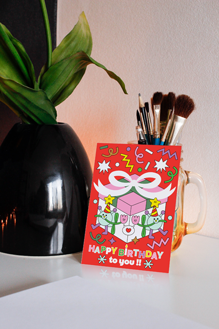 Thiệp "Happy Birthday To You"