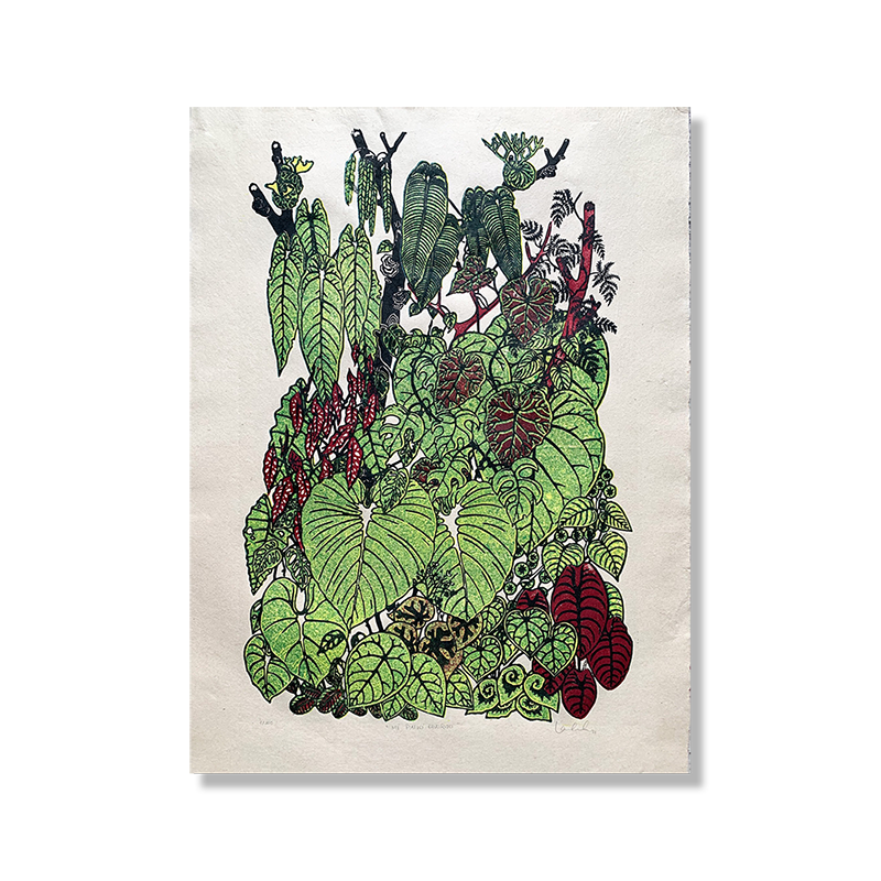 Mi Patio Favorito Lino Print