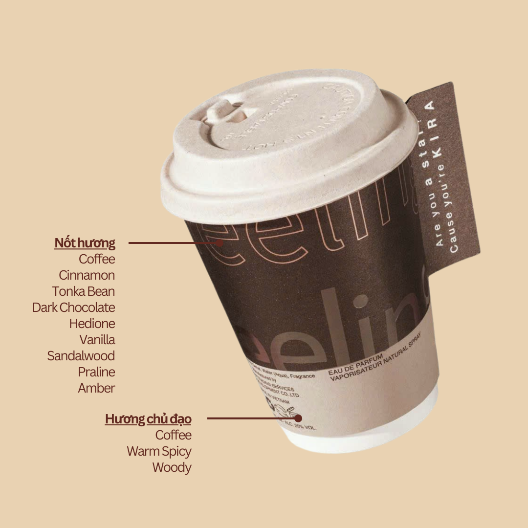 Nước hoa 30ml "Coffeeling" - BST 𝗧𝗛𝗜𝗥𝗦𝗧𝗬
