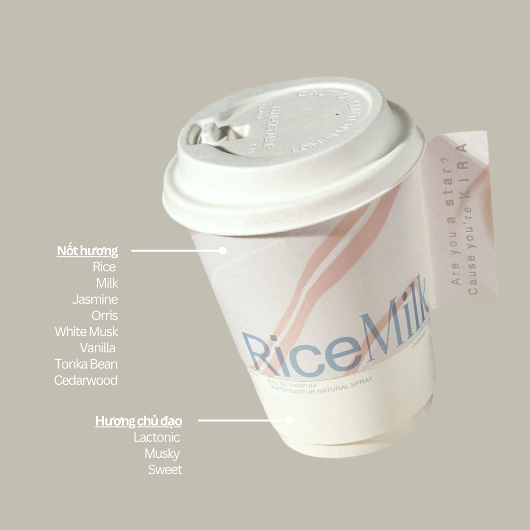 Nước hoa 30ml "Rice Milk" - BST 𝗧𝗛𝗜𝗥𝗦𝗧𝗬