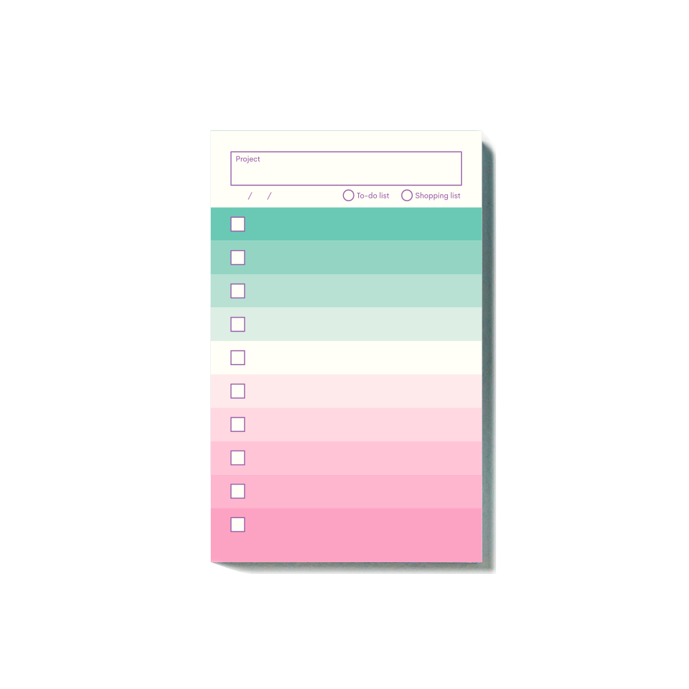 Giấy ghi chú "Sunset To-do"