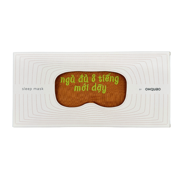 Mặt nạ ngủ vải Linen 