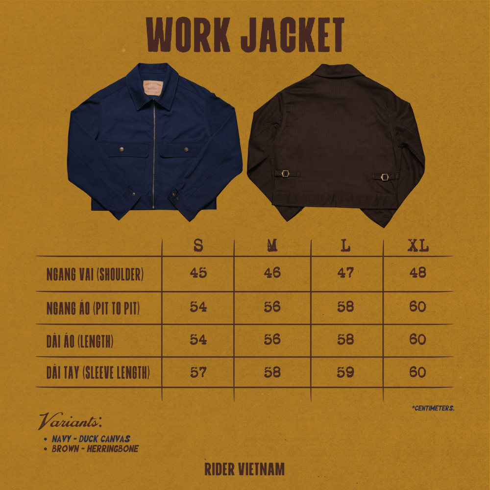 Áo khoác  "Work Jacket" - 2 mẫu
