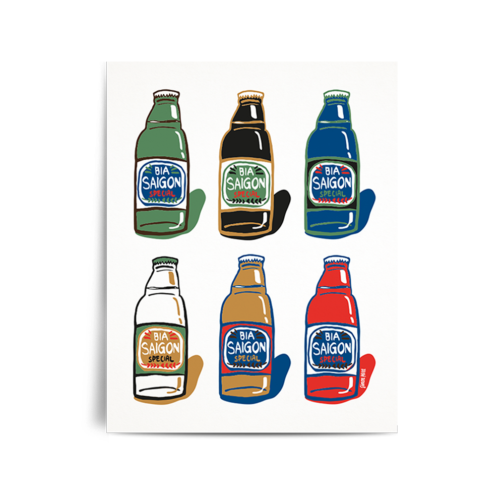 Bưu thiếp "Bia Sài Gòn"