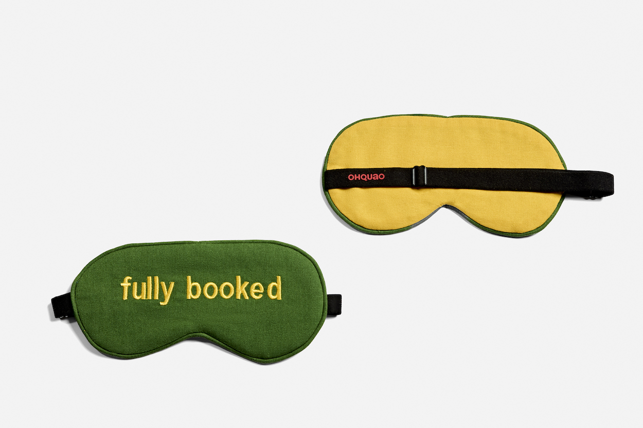 Mặt nạ ngủ vải Linen "Fully Booked"