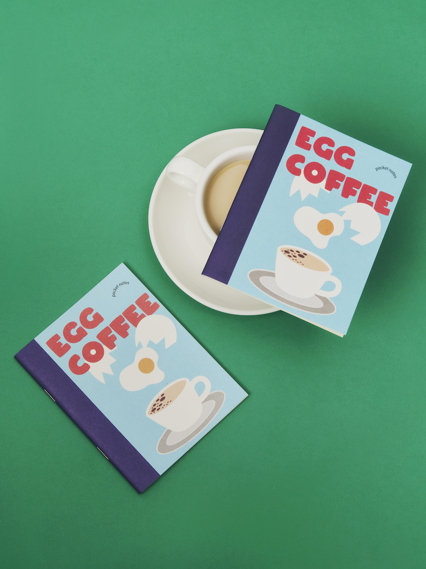 Pocket Notebook "Egg Coffee"