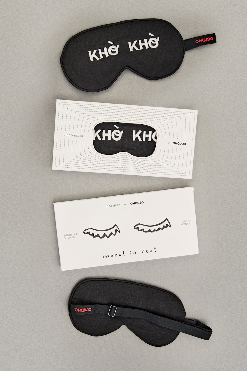 Mặt nạ ngủ vải Linen "KHÒ KHÒ"