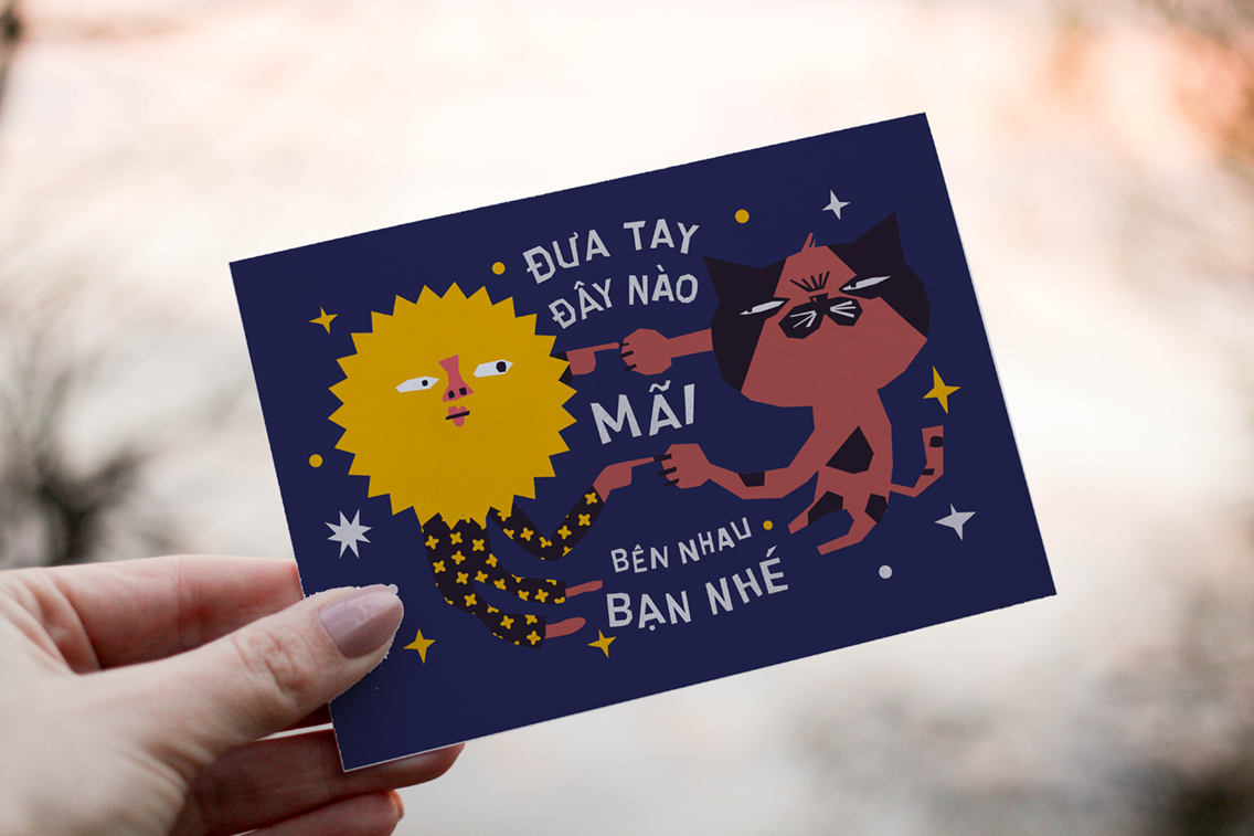 Thiệp "Đưa Tay Đây Nào"