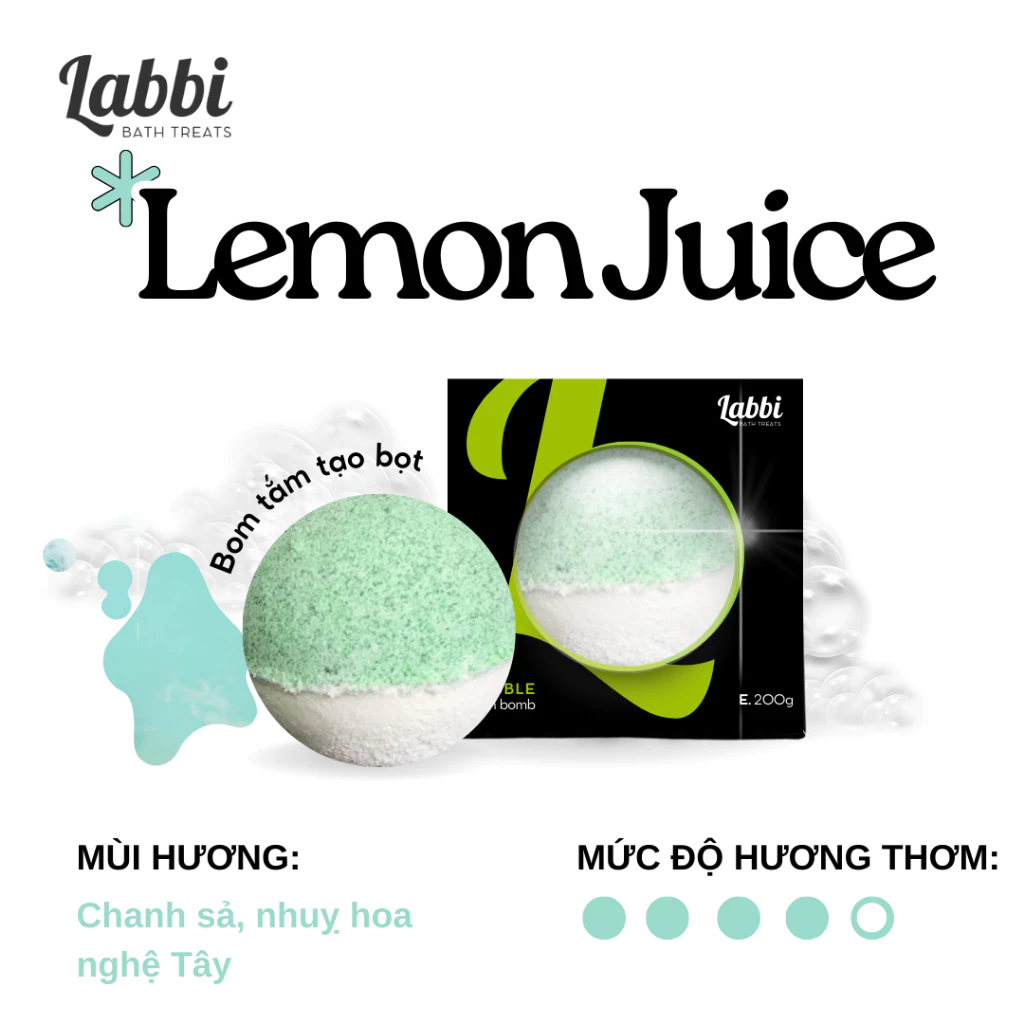 Viên sủi bồn tắm tạo bọt 