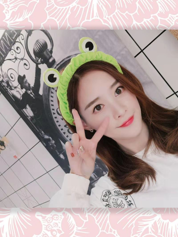 PHỤ KIỆN TÓC BĂNG ĐÔ TURBAN ẾCH XANH DỄ THƯƠNG