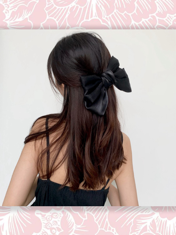 PHỤ KIỆN TÓC NƠ SÁNG BÓNG DỄ THƯƠNG