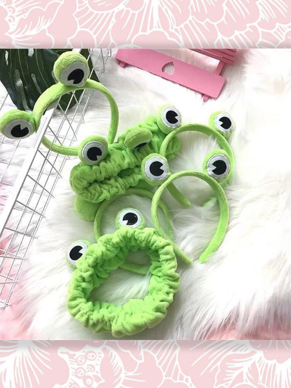 PHỤ KIỆN TÓC BĂNG ĐÔ TURBAN ẾCH XANH DỄ THƯƠNG