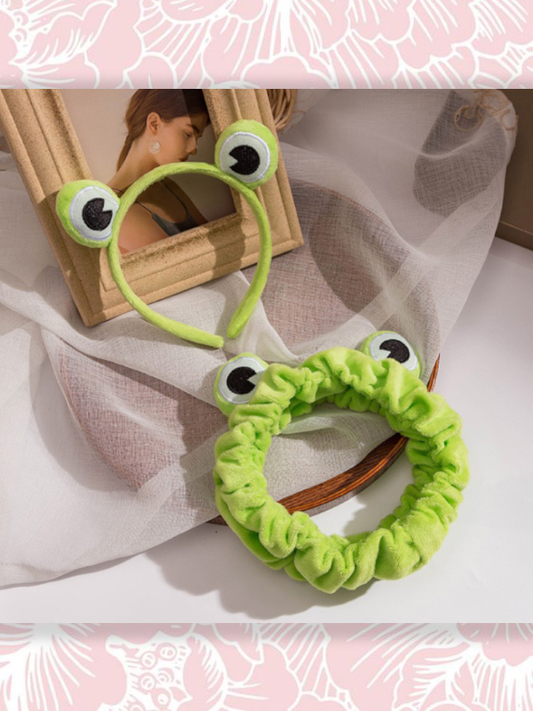 PHỤ KIỆN TÓC BĂNG ĐÔ TURBAN ẾCH XANH DỄ THƯƠNG