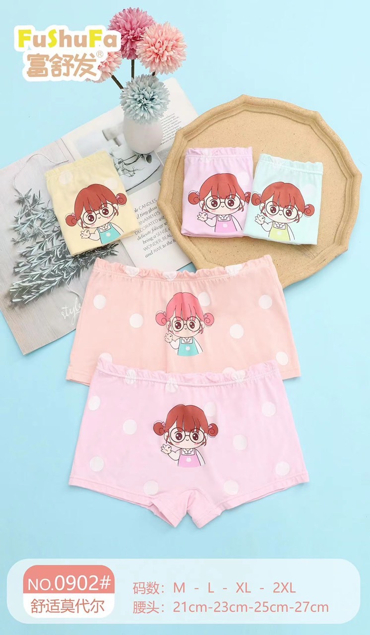 QUẦN LÓT BÉ GÁI NHIỀU HOẠ TIẾT #090X