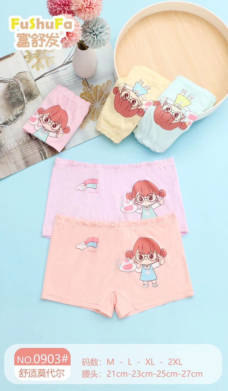 QUẦN LÓT BÉ GÁI NHIỀU HOẠ TIẾT #090X