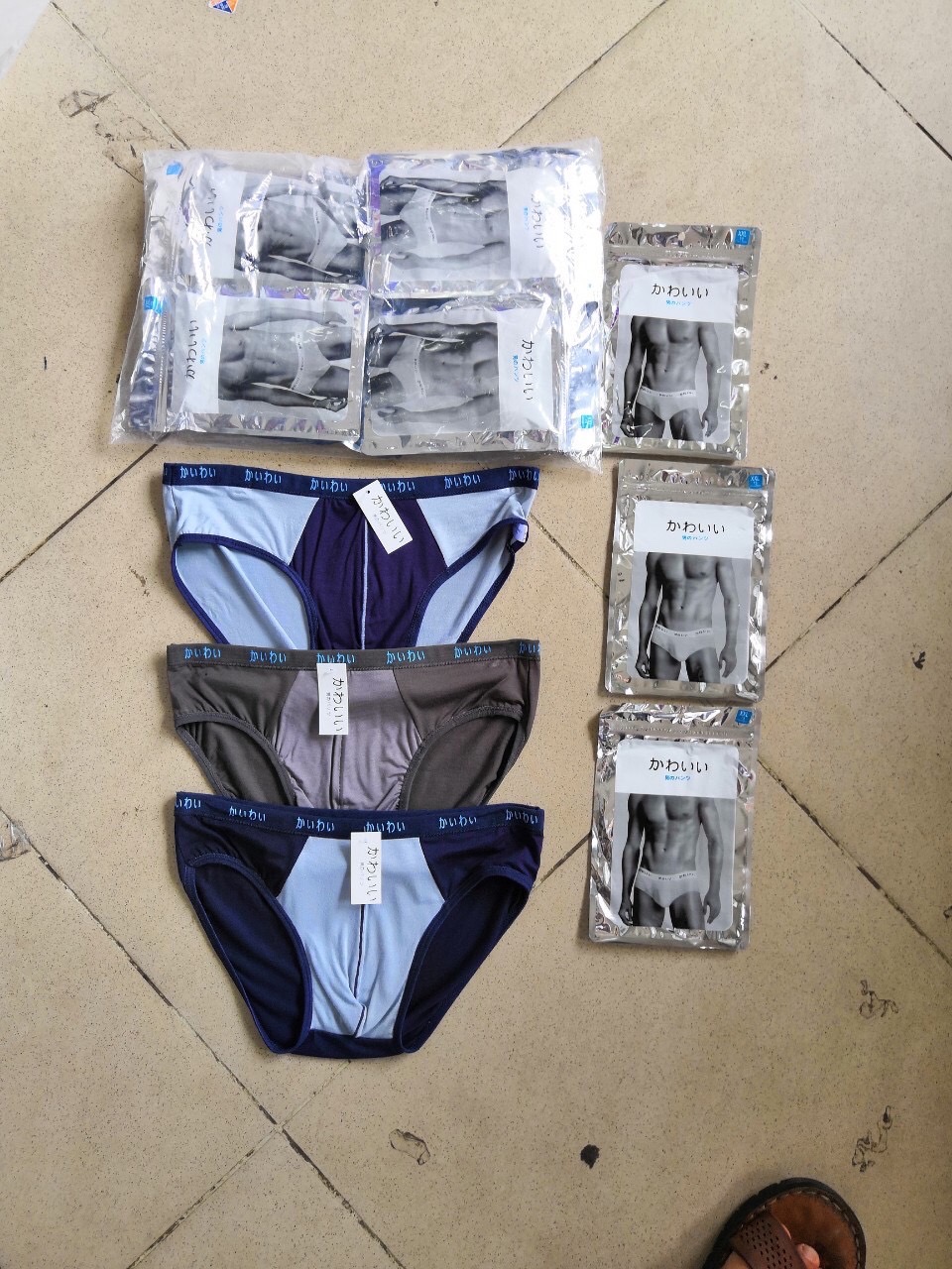 SỊP CHÉO COTTON TÚI ZIP THÁI LAN