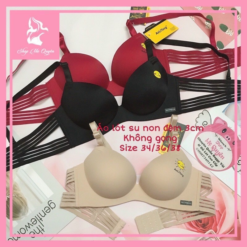 ÁO SU ĐÚC KHÔNG GỌNG DÂY LƯNG THOÁNG KHÍ NÂNG NGỰC 2.5CM [#2023]