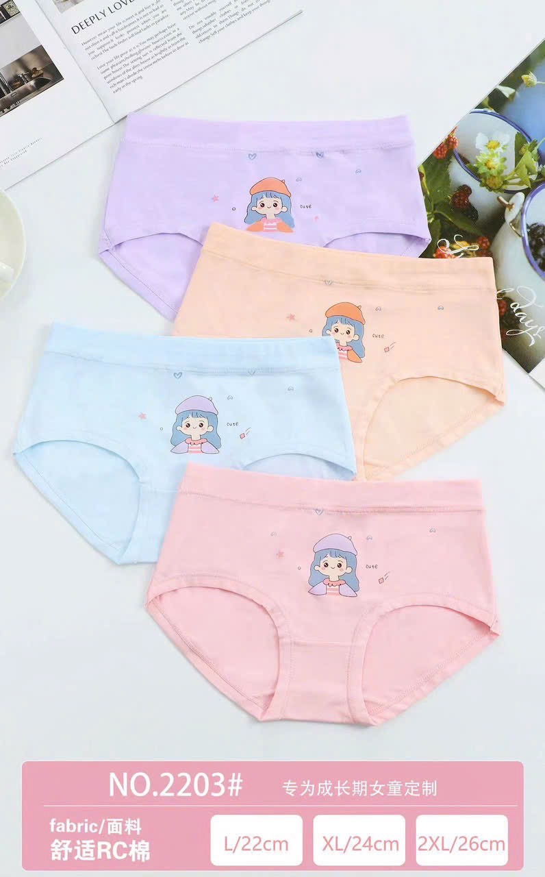 QUẦN LÓT BÉ GÁI TAM GIÁC NHIỀU HÌNH #220X