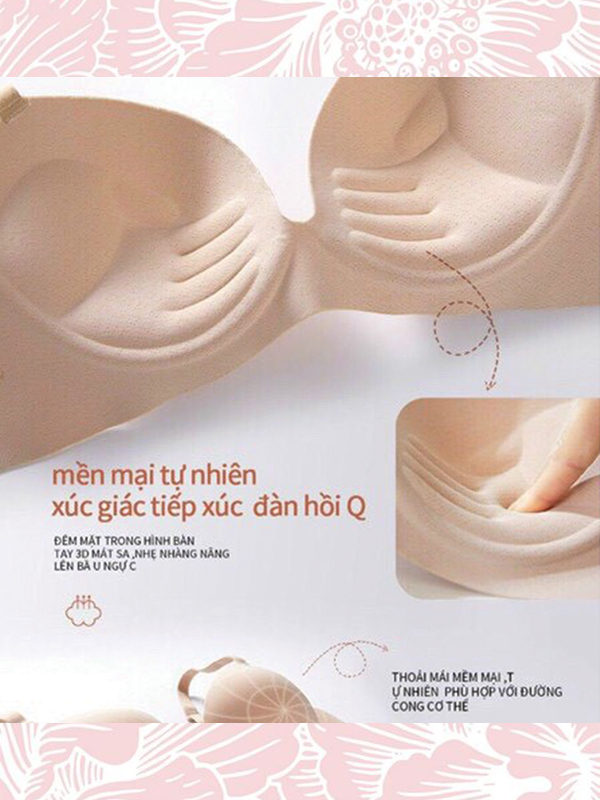 ÁO SU ĐÚC KHÔNG GỌNG NÂNG NGỰC BÀN TAY #S03