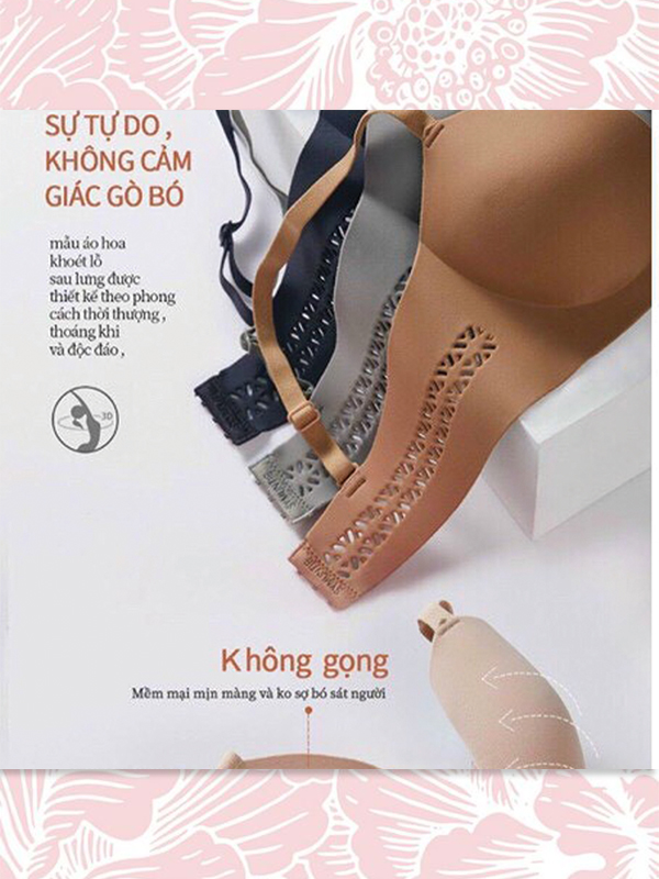 ÁO SU ĐÚC KHÔNG GỌNG NÂNG NGỰC BÀN TAY #S03