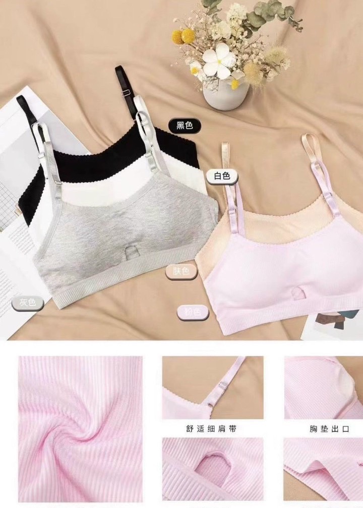 BRA HỌC SINH COTTON GÂN SỌC #923