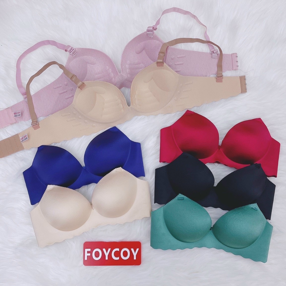 ÁO SU ĐÚC FOYCOY KHÔNG GỌNG NÂNG NGỰC BÀN TAY [#012]