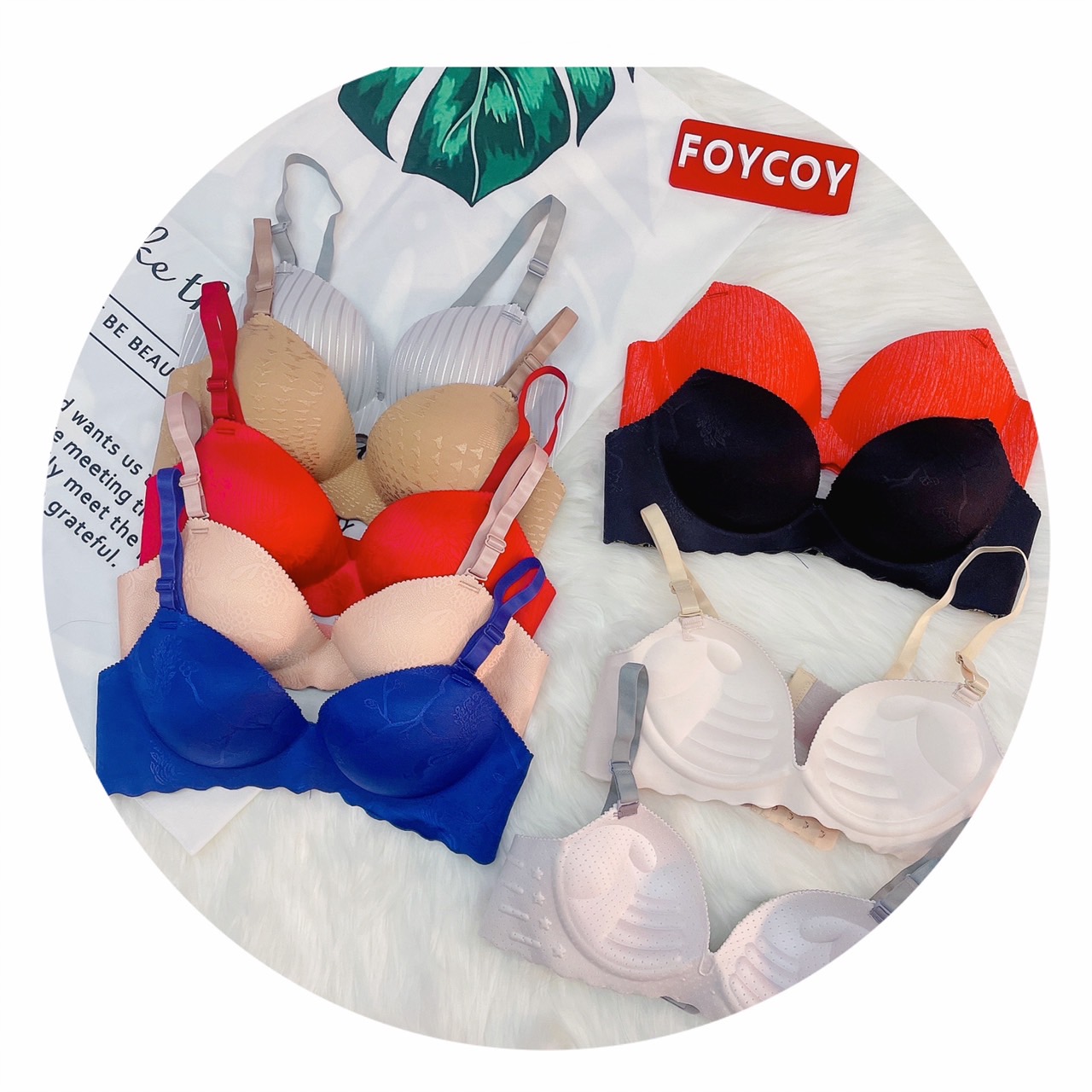 ÁO SU ĐÚC FOYCOY LỘN XỘN KHÔNG GỌNG NÂNG NGỰC BÀN TAY [#026]