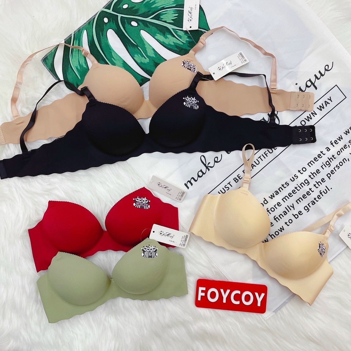 ÁO SU ĐÚC FOYCOY LỘN XỘN KHÔNG GỌNG NÂNG NGỰC BÀN TAY [#029]