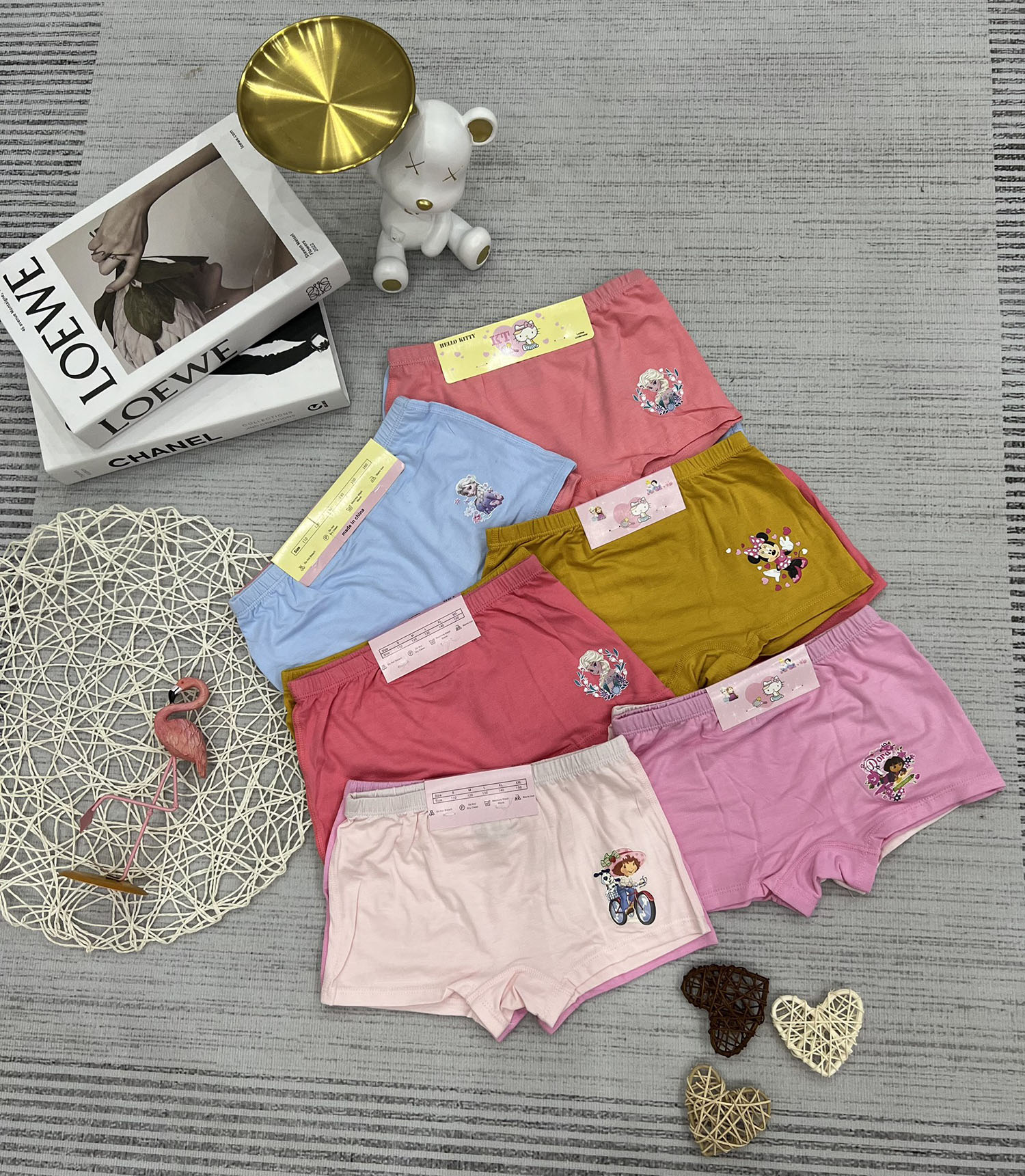QUẦN LÓT COTTON ĐÙI BÉ GÁI HELLO KITTY