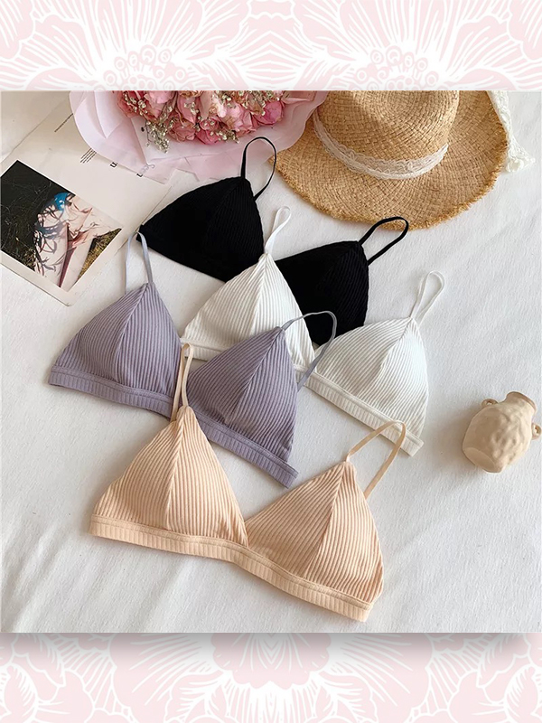 ÁO LÓT BRALETTE COTTON LEN TĂM MÓC CÀI #1038