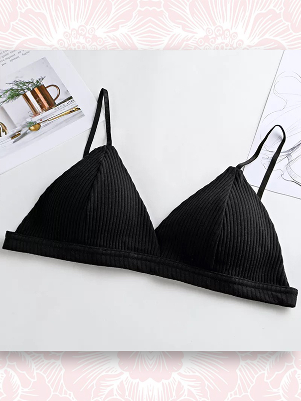 ÁO LÓT BRALETTE COTTON LEN TĂM MÓC CÀI #1038