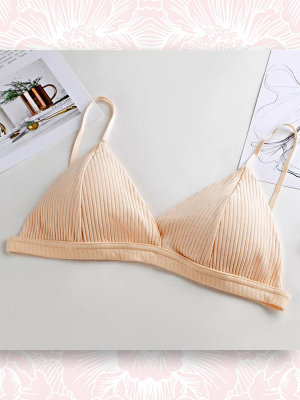 ÁO LÓT BRALETTE COTTON LEN TĂM MÓC CÀI #1038