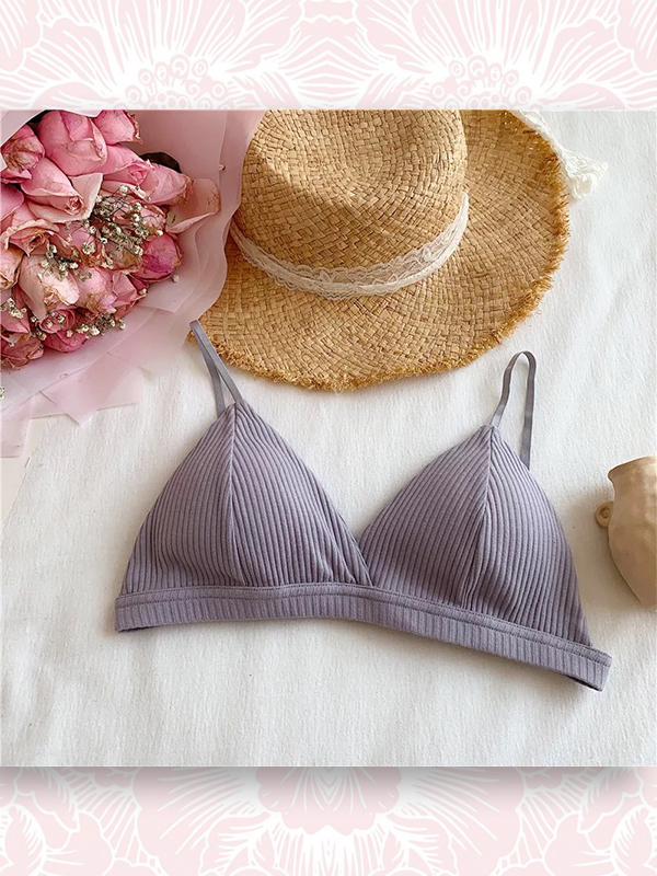 ÁO LÓT BRALETTE COTTON LEN TĂM MÓC CÀI #1038