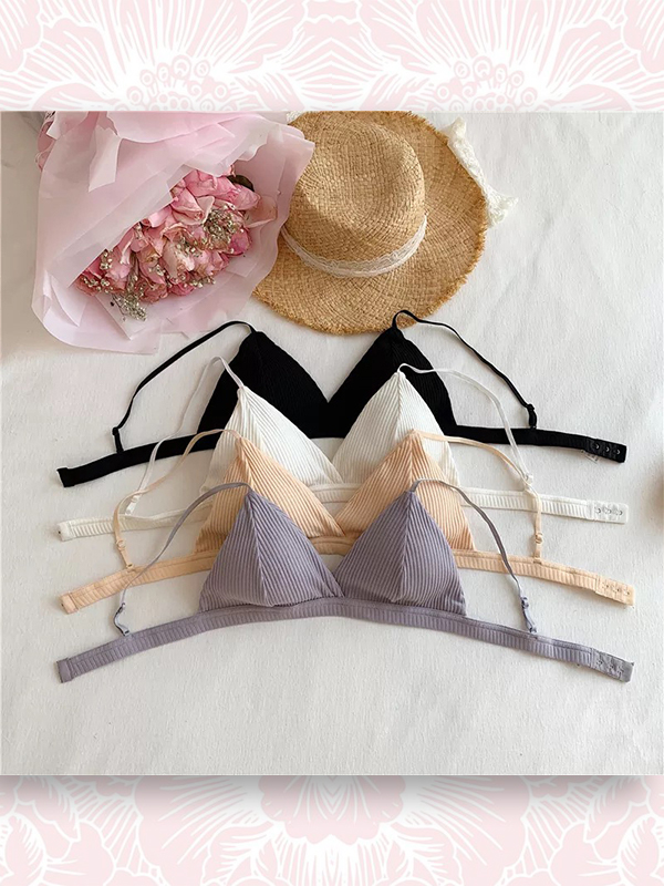 ÁO LÓT BRALETTE COTTON LEN TĂM MÓC CÀI #1038