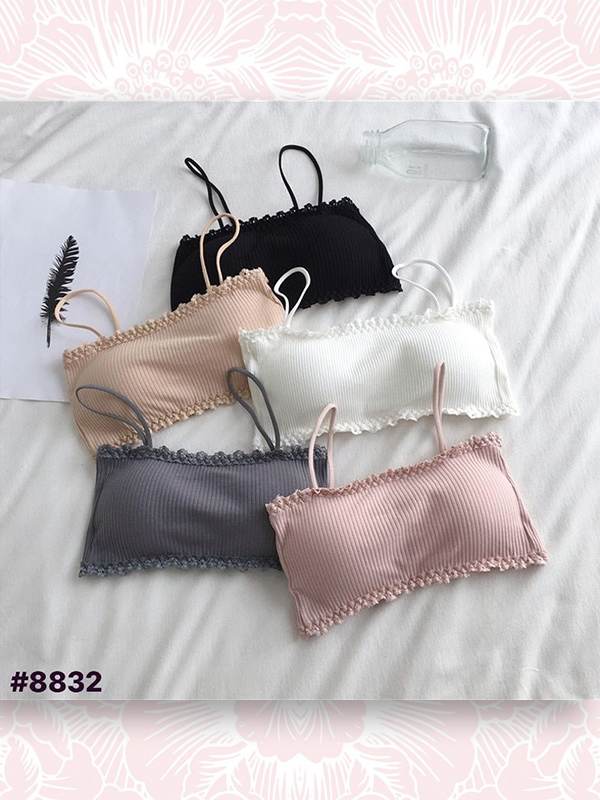 ÁO LÓT BRA ỐNG 2 DÂY GÂN TĂM #8832