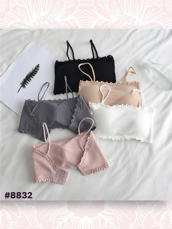 ÁO LÓT BRA ỐNG 2 DÂY GÂN TĂM #8832