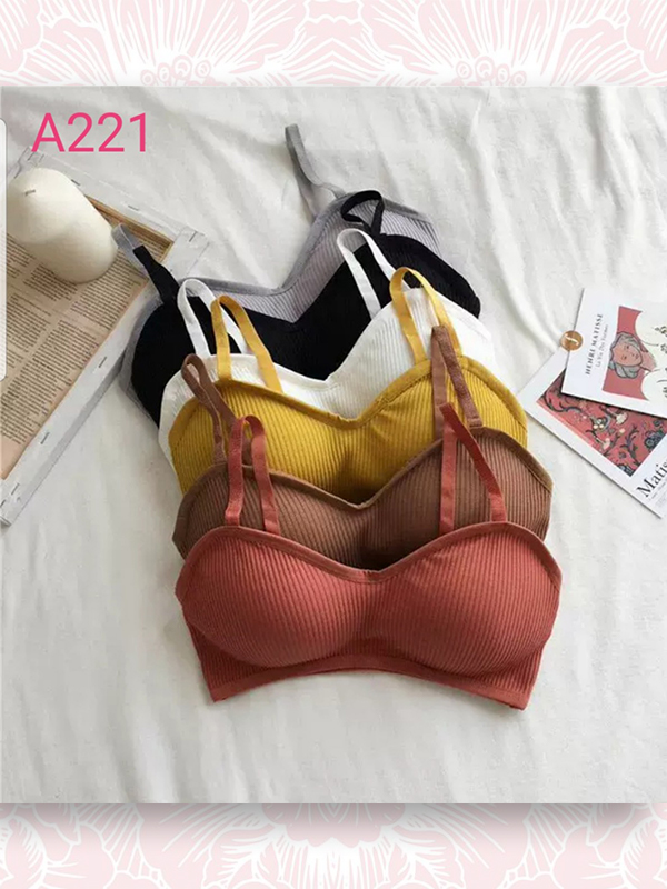 ÁO BRA 2 DÂY LEN TĂM #A221