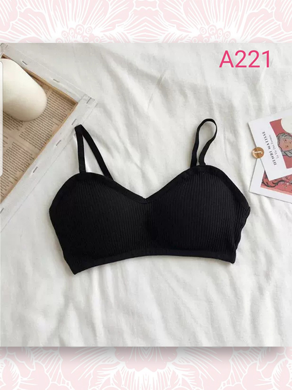 ÁO BRA 2 DÂY LEN TĂM #A221