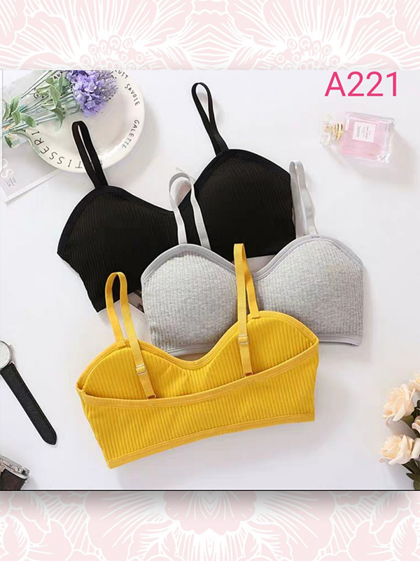 ÁO BRA 2 DÂY LEN TĂM #A221