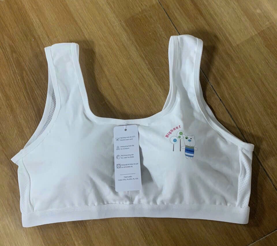 ÁO LÁ HỌC SINH LOGO GẤU