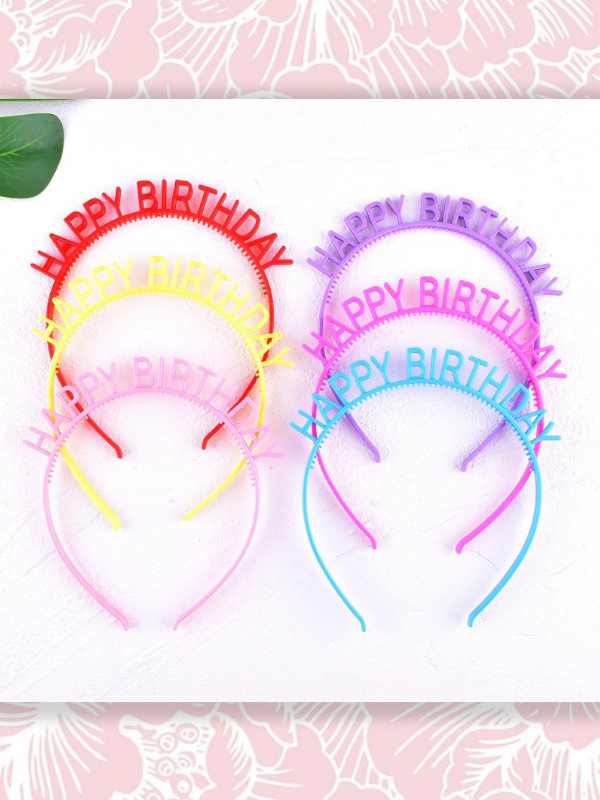 BỜM TÓC HAPPY BIRTHDAY NHIỀU MÀU