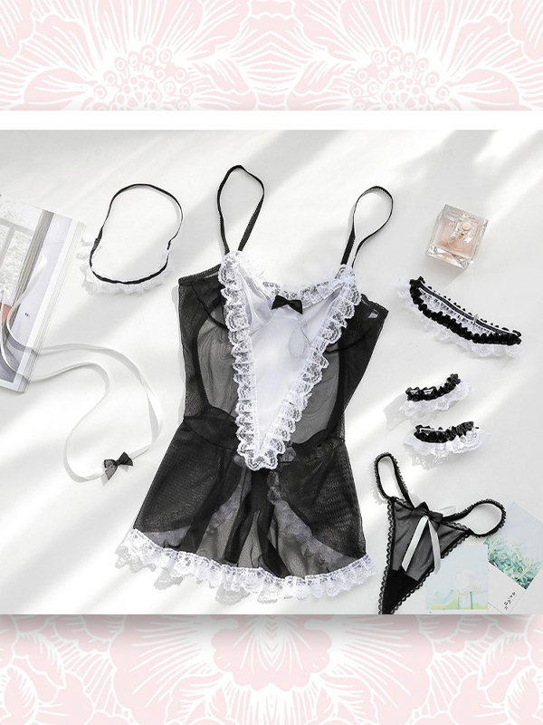 COSPLAY HẦU GÁI ĐỦ PHỤ KIỆN