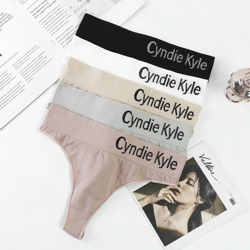 QUẦN LỌT KHE COTTON CHỮ CYNDIE KYLE