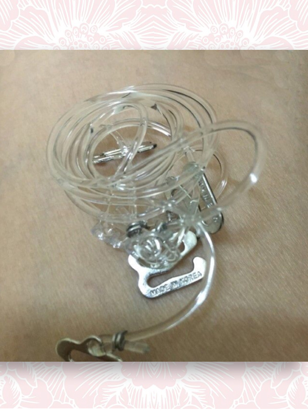 DÂY ÁO SỢI BÚN TRONG SUỐT MÓC KIM LOẠI