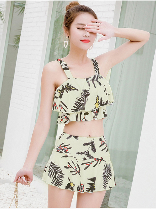 BỘ ĐỒ BƠI 2 MẢNH HOA LÁ CÀNH